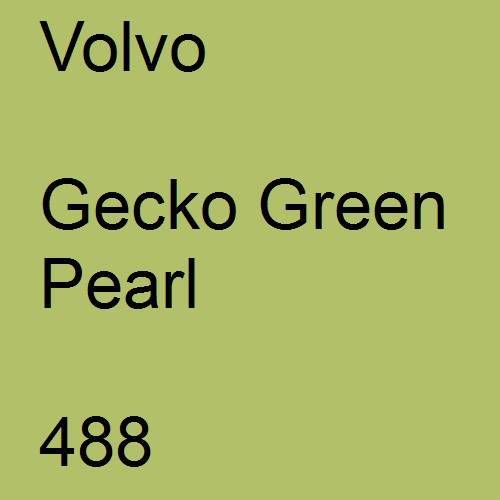 Volvo, Gecko Green Pearl, 488.